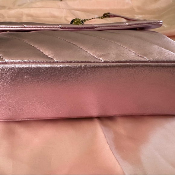 KURT GEIGER LONDON, The Kensington “ NWT Pink Quilted Shoulder Bag - Picture 4 of 17